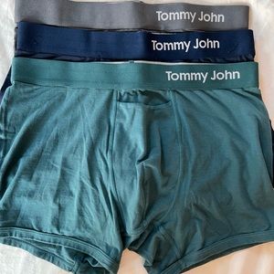 3 Pairs of Tommy John Cool Cotton Boxer Briefs